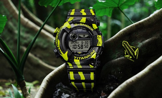G-Shock lança no Brasil relógio de mergulho sustentável inspirado em sapo venenoso