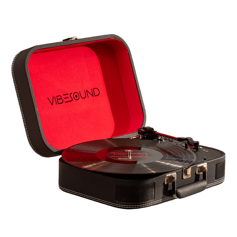 Linha Classic da VibeSound traz de volta a experiência do vinil com tecnologia e estilo retrô