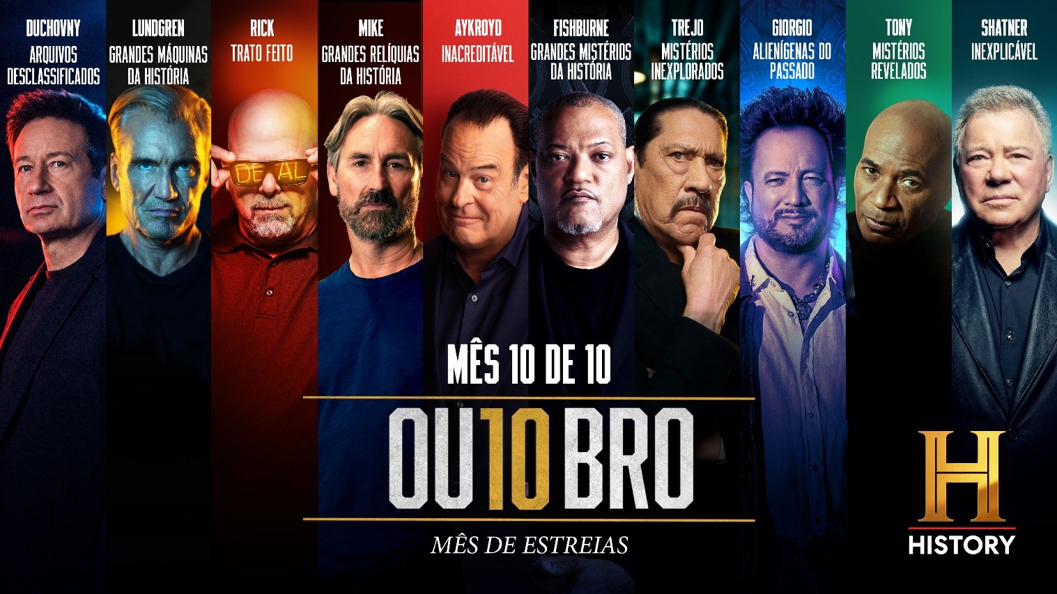 Super Outubro: History apresenta o “Mês 10 de 10”