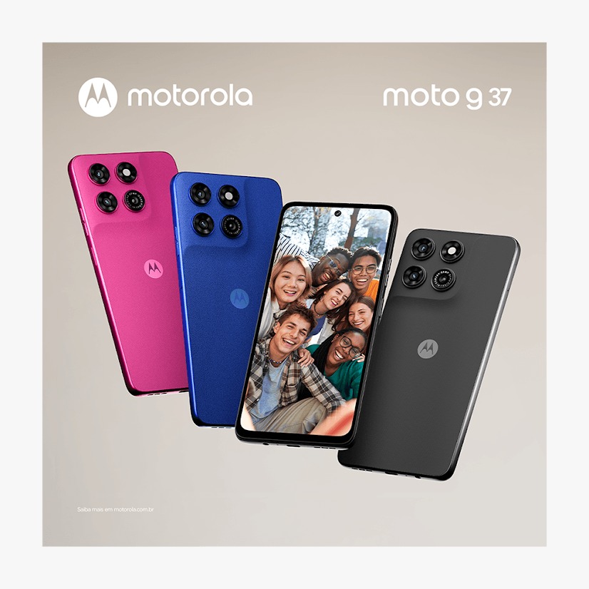 Motorola lança moto g37 no Brasil com resistência militar, bateria de 5.200 mAh e IA integrada